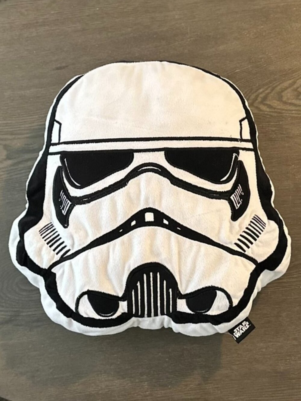Star Wars Stormtrooper Helmet-Shaped Plush Pillow, Officially Licensed 15"